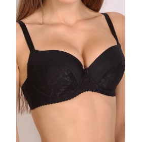 Бюстгальтер балконет Orhideja 118-290 черный, Цвет: черный, Размеры: 70C