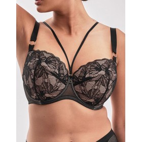 Бюстгальтер с поролоном Alles VOLARE U/W черный, Цвет: черный, Размеры: 75C