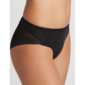 Трусы-невидимки с сеткой Ysabel Mora 19601 MIDI черный, Цвет: черный, Размеры: S