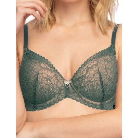 Бюстгальтер кружевной с пуш-ап Nipplex ELEKTRA P-UP шалфей, Цвет: шалфей, Размеры: 70D