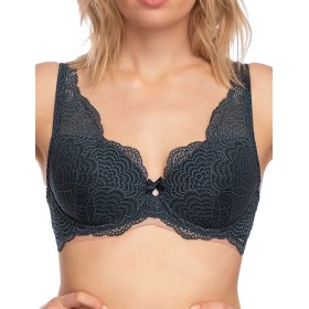 Кружевной бюстгальтер пуш-ап Nipplex ESTERA P-UP графит, Цвет: графит, Размеры: 70B