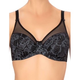 Бюстгальтер мягкий Felina 202288 VISION BLOOM черный, Цвет: черный, Размеры: 75D