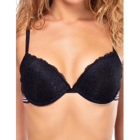 Бюстгальтер пуш-ап Opium B-17 BLACK, Цвет: черный, Размеры: 70B