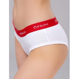 Трусы шорты хлопковые Opium T-31 белый, Цвет: белый, Размеры: S