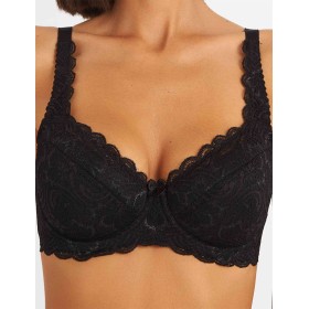 Бюстгальтер на сшивном поролоне Simona M 802/24 черный, Цвет: черный, Размеры: 95E