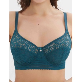 Мягкий бюстгальтер с широким поясом VOVA PAOLA V48411 атлантическая глубина, Цвет: атлантическая глубин, Размеры: 75F