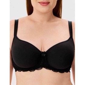 Бюстгальтер спейсер VOVA SNEJANNA V54124 черный, Цвет: черный, Размеры: 95B