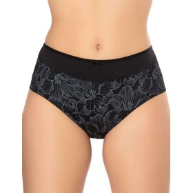 Трусы слипы Felina 213288 VISION BLOOM черный, Цвет: черный, Размеры: 2XL