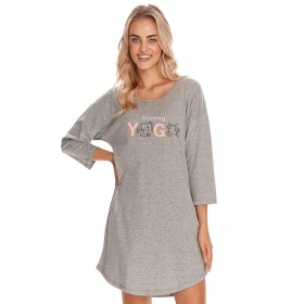 Сорочка из хлопка с рукавом Taro IDA 2776-02, Цвет: серый, Размеры: S