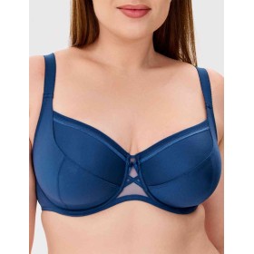 Бюстгальтер мягкая чашка Misstyle 2511 французский синий, Цвет: французский синий, Размеры: 95C