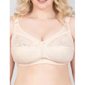 Бюстгальтер мягкий без каркасов Misstyle 4120 / 4121 бежевый, Цвет: бежевый, Размеры: 120D