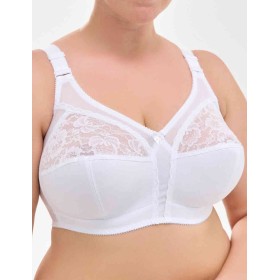 Бюстгальтер мягкий без каркасов Misstyle 4120 / 4121 белый, Цвет: белый, Размеры: 80H