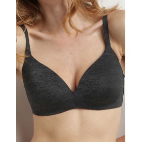 Бюстгальтер без косточек с треугольной чашкой Dim INVISIFREE 07HD серый, Цвет: серый, Размеры: 75C