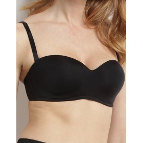 Бескаркасный бюстгальтер под открытое платье Dim INVISIFREE 07HF черный, Цвет: черный, Размеры: 70B