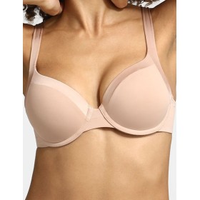 Гладкий бюстгальтер на каркасах Dim GENEROUS INVISIBLE 0CS8 телесный, Цвет: телесный, Размеры: 75B
