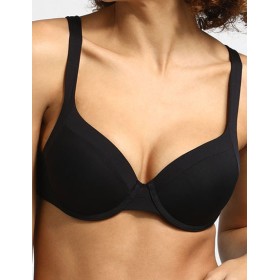 Гладкий бюстгальтер на каркасах Dim GENEROUS INVISIBLE 0CS8 черный, Цвет: черный, Размеры: 75C