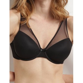 Бюстгальтер с поролоном Dim GENEROUS 09A0 черный, Цвет: черный, Размеры: 75C