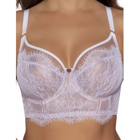 Бюстье с мягкими чашками Ava JARDIN 2008 M LONG белый, Цвет: белый, Размеры: 70E