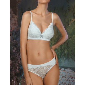 Комплект балконет без косточек и слипы Mioocchi ARLETTE 779696 cielo, Цвет: cielo (голубой), Размеры: 70C