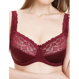 Бюстгальтер мягкий Simona M 912 бордо, Цвет: бордо, Размеры: 85E