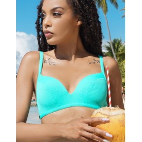 Зеленый купальный бюст пуш-ап UNICONF CBS241 MNT SPIRIT OF COLOURS, Цвет: мята, Размеры: 70B