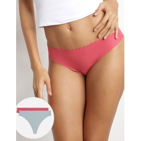 Трусы стринги в наборе (2 шт) хлопок Dim BODY TOUCH Cotton 0A6M розовый и глина, Цвет: розовый/глина, Размеры: L/XL