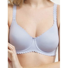 Бесшовный бюстгальтер Dim BODY TOUCH 040A лен синий, Цвет: лен синий, Размеры: 80B