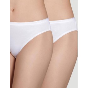 Набор трусиков из хлопка Dim COTTON BIO 4D97 белый, Цвет: белый, Размеры: XXS/XS