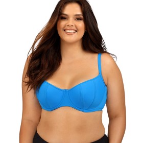 Голубой пляжный бюстгальтер Lorin L2549/3 BIG, Цвет: голубой, Размеры: 95D