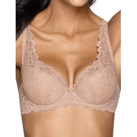 Кружевной бюстгальтер балконет MAT CARMELA BEZ 053-22, Цвет: бежевый, Размеры: 70C