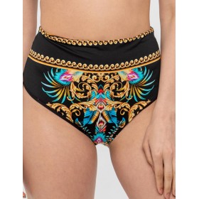 Высокие женские плавки UNICONF CBC183 V1 CRUISE PARTY, Цвет: черный, Размеры: L