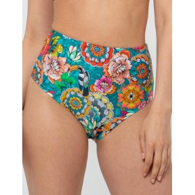 Высокие плавки женские UNICONF CBC223 V1 GARDEN OF DELIGHTS, Цвет: голубой, Размеры: S