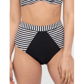 Купальные трусы в полоску UNICONF CBC238 V1 SPICY STRIPES, Цвет: черно-белый, Размеры: M