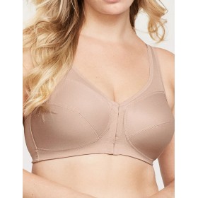 Бюстгальтер с застежкой спереди Glamorise GI1265 кофе, Цвет: кофе, Размеры: 130G