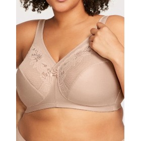 Бескаркасный бюстгальтер минимайзер Glamorise GI1003 кофе, Цвет: кофе, Размеры: 95C