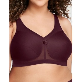 Бюстгальтер мягкий без косточек Glamorise GI1005 винный, Цвет: винный, Размеры: 100F