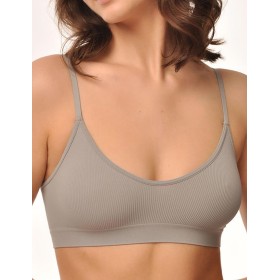 Топ на тонких бретелях MY BR542 mist, Цвет: серый, Размеры: L