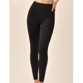 Гладкие леггинсы MY PA799 nero, Цвет: черный, Размеры: L