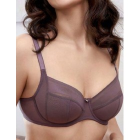 Мягкий бюстгальтер с подкроем Senselle URBAN 1010014 серо-коричневый, Цвет: серо-коричневый, Размеры: 100G