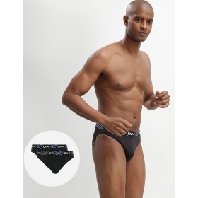 Набор мужских трусов (2 шт) Dim X-TEMP 041A черный, Цвет: черный/черный, Размеры: S