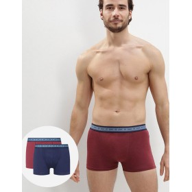 Трусы мужские боксеры набор (2 шт) Dim 0A6C красный/синий, Цвет: красный/синий, Размеры: 3XL