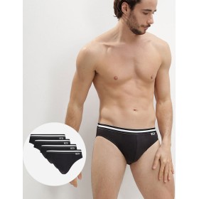 Трусы слипы в наборе (4 шт) Dim 6577/4 черный, Цвет: черный, Размеры: M