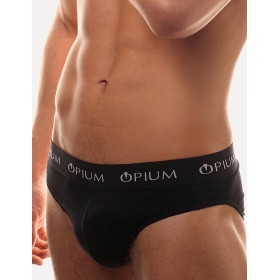 Мужские трусы слипы Opium R-14T черный, Цвет: черный, Размеры: M