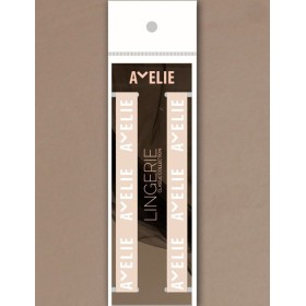 Бретель тканевая с логотипом Amelie 2114 12 мм пудра, Цвет: пудра, Размеры: UN