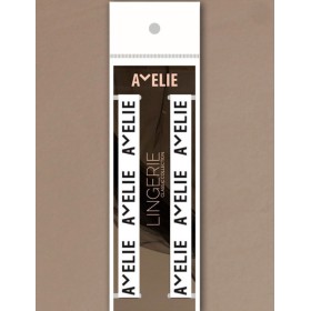 Бретель тканевая с логотипом Amelie 2114 12 мм белый, Цвет: белый, Размеры: UN