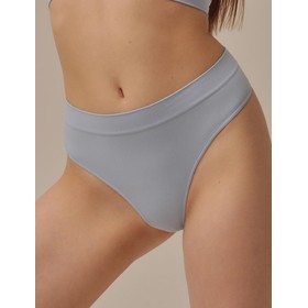 Трусы стринги с высокой посадкой MY PE044 Iris, Цвет: голубой, Размеры: L/XL