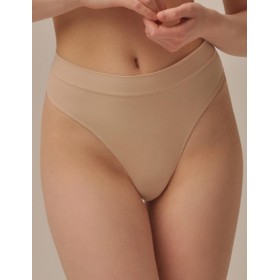 Трусы стринги с высокой посадкой MY PE044 nudo, Цвет: телесный, Размеры: S/M