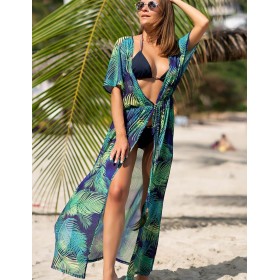 Длинная туника для пляжа Mia-Amore IPANEMA 8835, Цвет: мультиколор, Размеры: 2XL/3XL