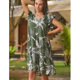 Платье-туника Mia-Amore CASSANDRA 1874, Цвет: оливковый, Размеры: S