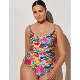 Яркий закрытый купальник Ysabel Mora 82248 TO THE JUNGLE, Цвет: мульти, Размеры: 75D